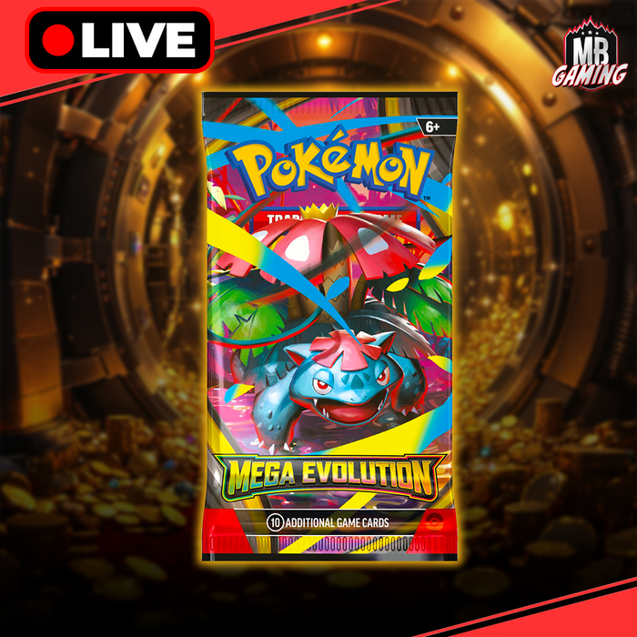Pokemon: Mega Evolution Booster Packs + Pick Your Letter (Enigma)