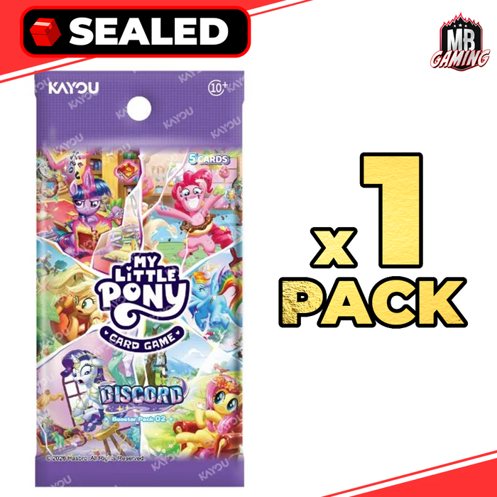 KAYOU: My Little Pony Trading Card Game BP02 Discord - Booster Pack