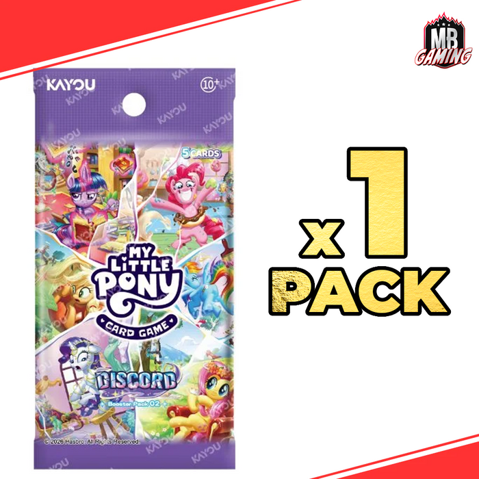 KAYOU: My Little Pony Trading Card Game BP02 Discord - Booster Pack