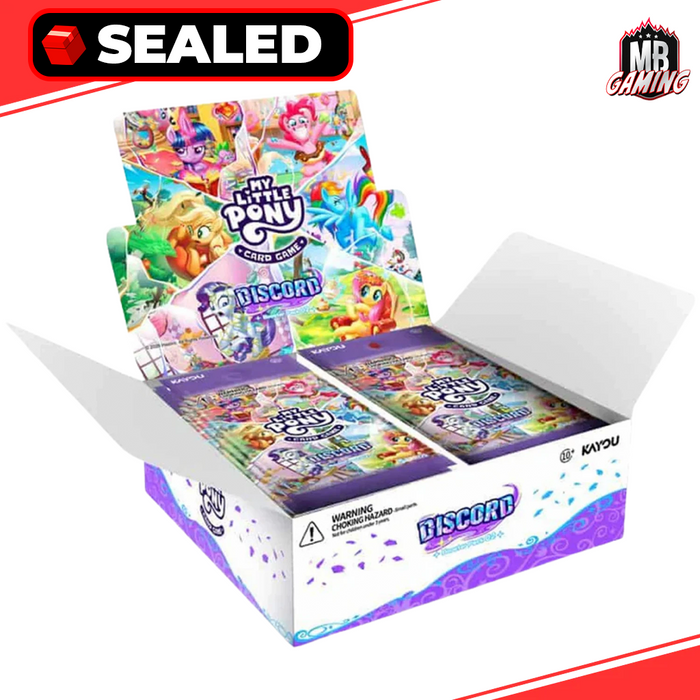 KAYOU: My Little Pony Trading Card Game BP02 Discord - Display Box