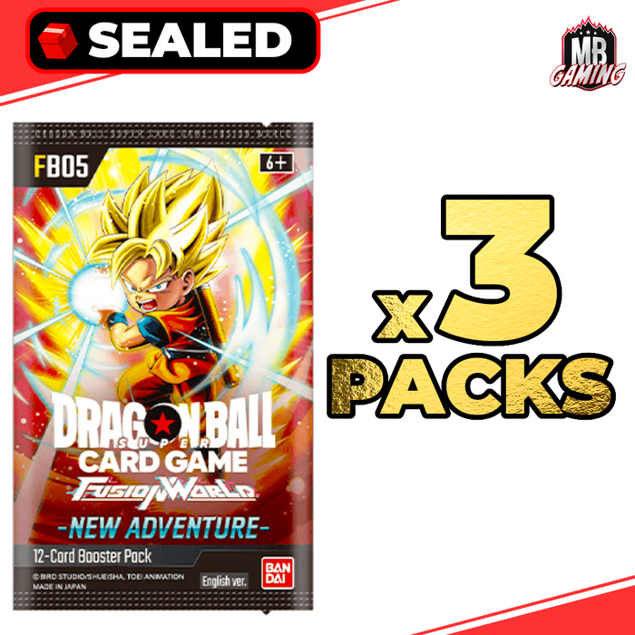 Dragon Ball Super: New Adventure Booster Pack (FB05) x3
