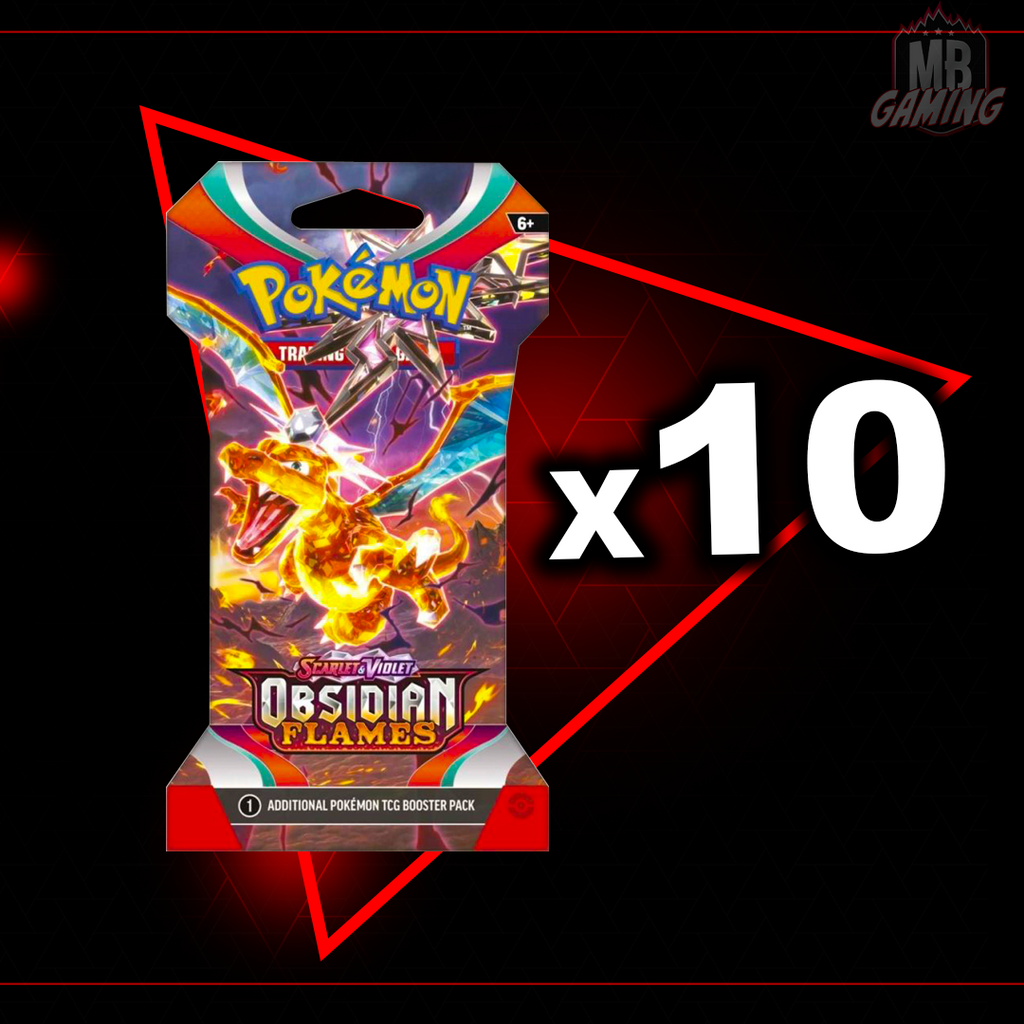 Pokemon: 10 Obsidian Flames Booster Packs