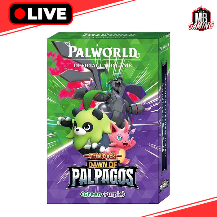 Palworld: Dawn of Palpagos Trial Deck- Green & Purple