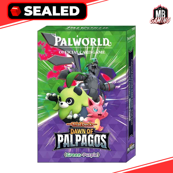 Palworld: Dawn of Palpagos Trial Deck- Green & Purple