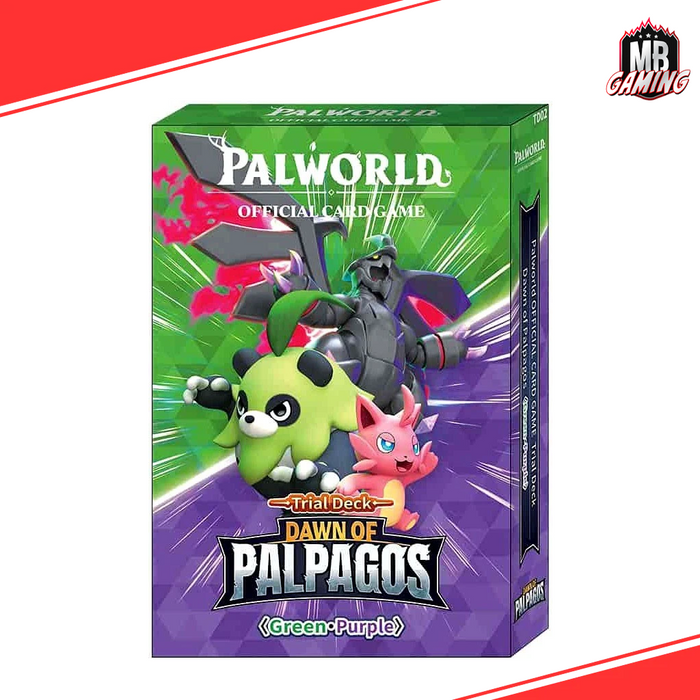 Palworld: Dawn of Palpagos Trial Deck- Green & Purple