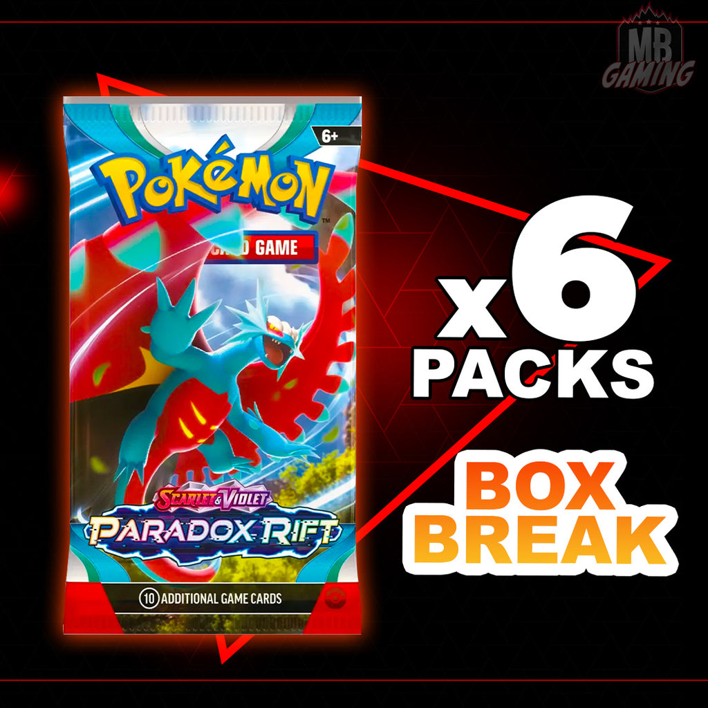 Pokemon: 6 Paradox Rift Booster Packs [BOX BREAK]