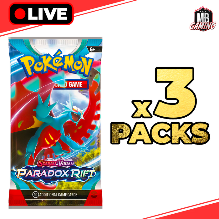 Pokemon: Paradox Rift Booster Pack x3