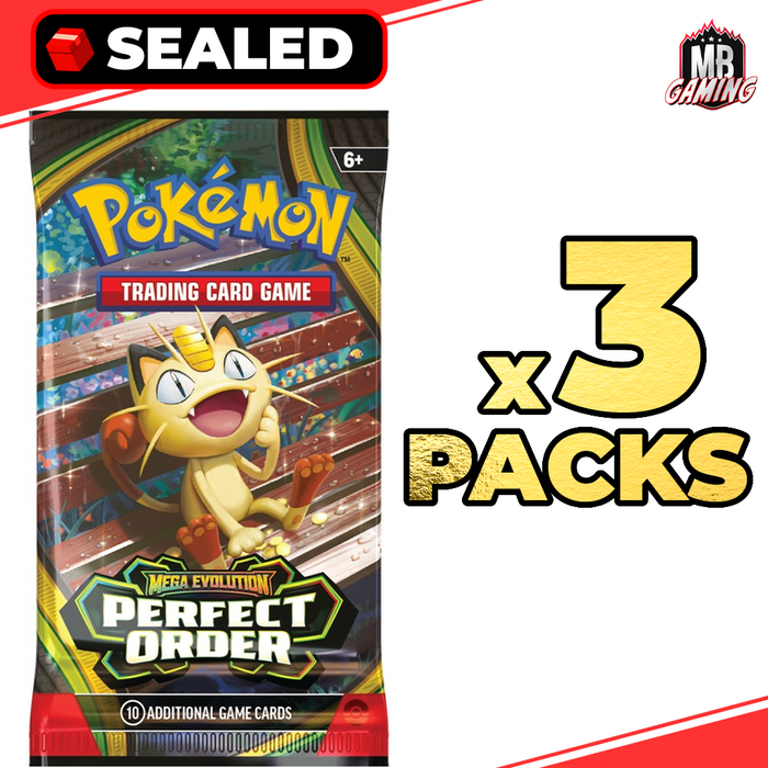 Pokemon: Perfect Order Booster Pack x3