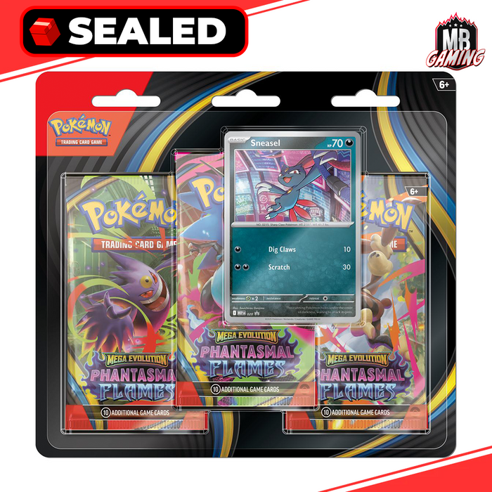 Pokemon: Phantasmal Flames 3-Pack Blister