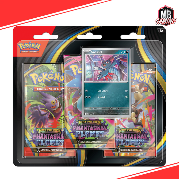 Pokemon: Phantasmal Flames 3-Pack Blister