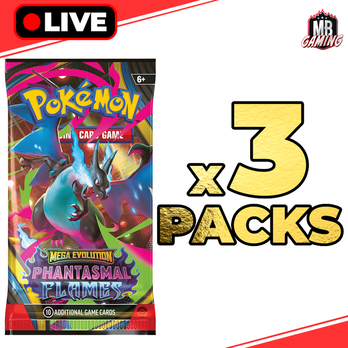 Pokemon: Phantasmal Flames Booster Pack (Choose Your Quantity)