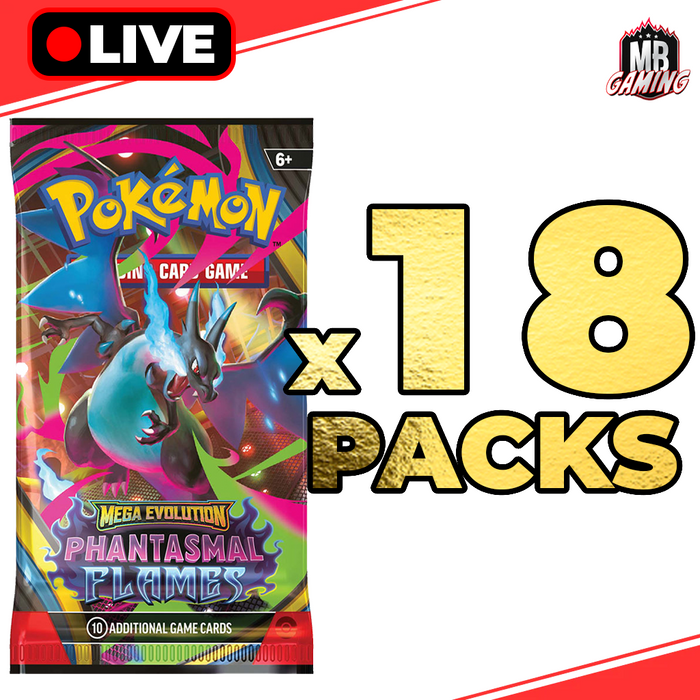 Pokemon: Phantasmal Flames Booster Pack (Choose Your Quantity)