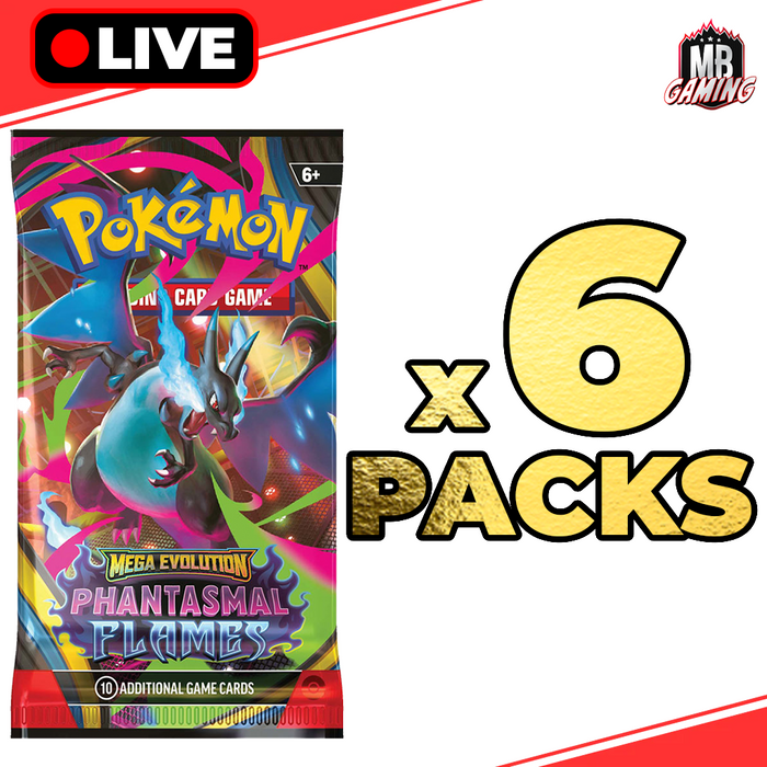 Pokemon: Phantasmal Flames Booster Pack (Choose Your Quantity)