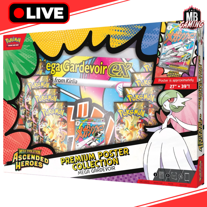 Pokemon: Ascended Heroes Premium Poster Collection (Choose Your Box)