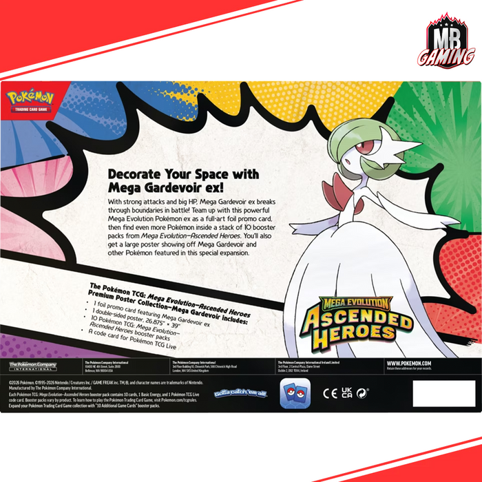Pokemon: Ascended Heroes Premium Poster Collection (Choose Your Box)