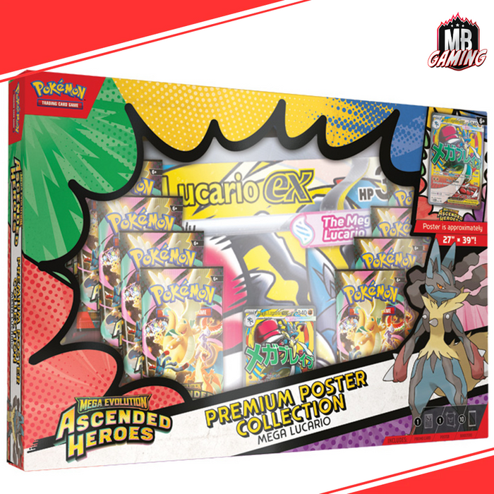 Pokemon: Ascended Heroes Premium Poster Collection (Choose Your Box)