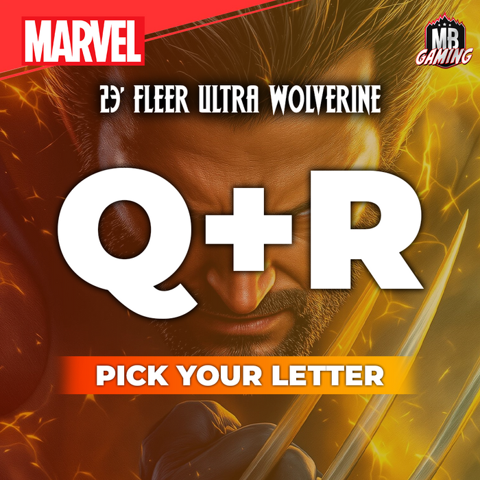 Marvel: 2024 Upper Deck Fleer Ultra Wolverine - 12 Hobby Box - Pick Your Letter (1 MASTER CASE)