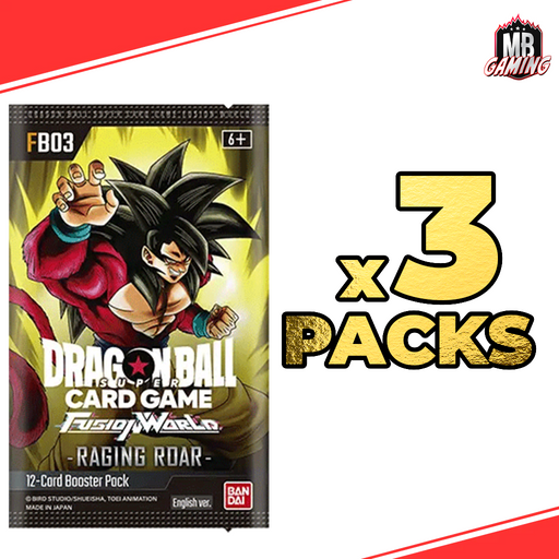 Dragon Ball Super: Fusion World FB03 - Raging Roar Booster Pack (x3)