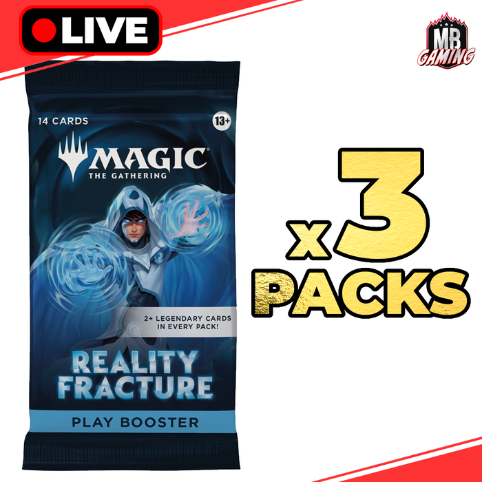 Magic The Gathering: Reality Fracture Play Booster Pack x3