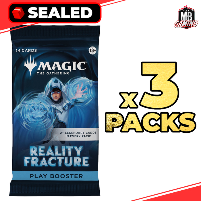 Magic The Gathering: Reality Fracture Play Booster Pack x3