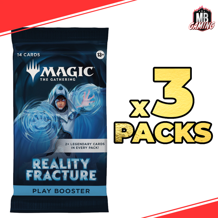 Magic The Gathering: Reality Fracture Play Booster Pack x3