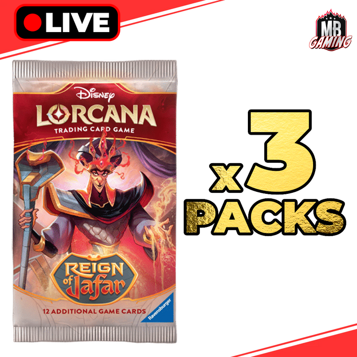 Lorcana: Reign of Jafar Booster Pack x3 (Set 08)