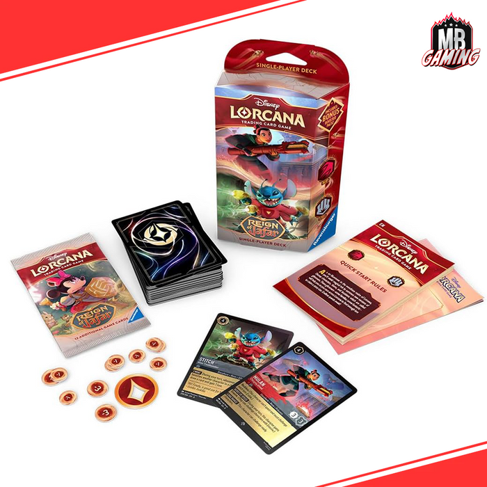 Lorcana: Reign of Jafar Starter Deck [Ruby & Steel]
