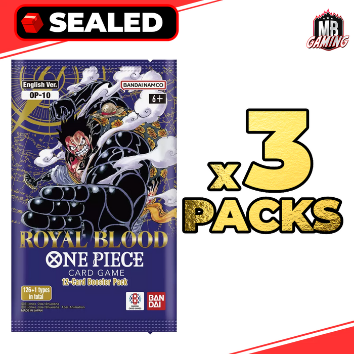 One Piece: Royal Blood Booster Pack x3 (OP-10)