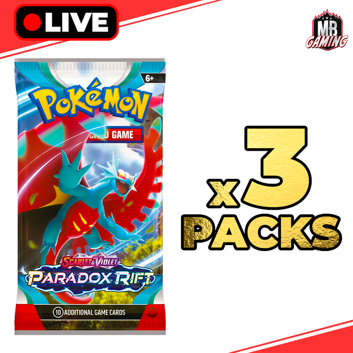 Pokemon: Paradox Rift Booster Pack x3