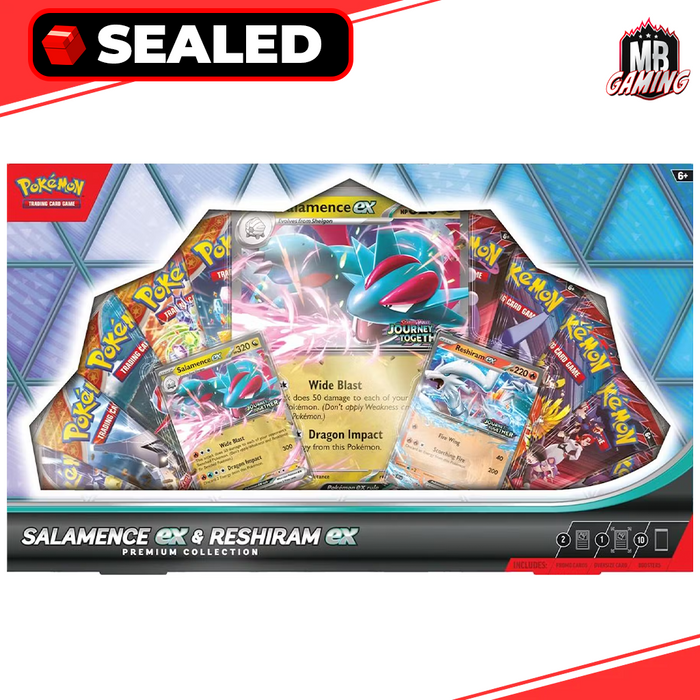 Pokemon: Salamence ex & Reshiram ex Premium Collection Box