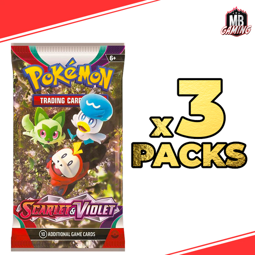 Pokemon: Scarlet & Violet Base Set Booster Pack x3
