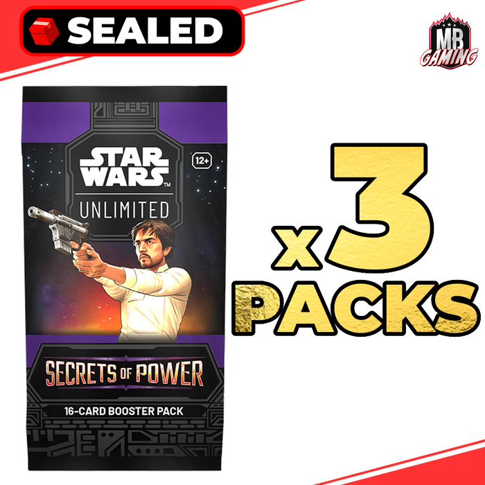 Star Wars Unlimited: Secrets of Power Booster Pack x3