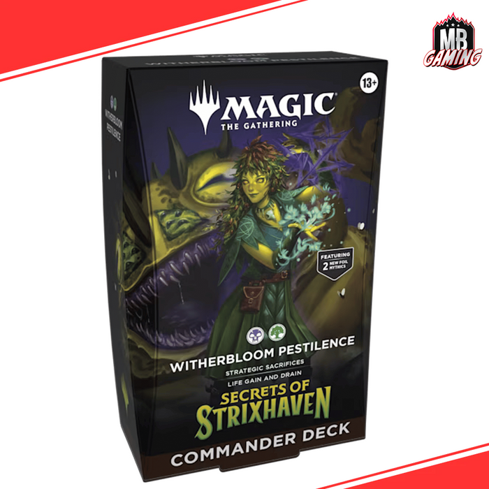 Magic The Gathering: SOS Secrets of Strixhaven Commander Deck (Choose Your Deck)
