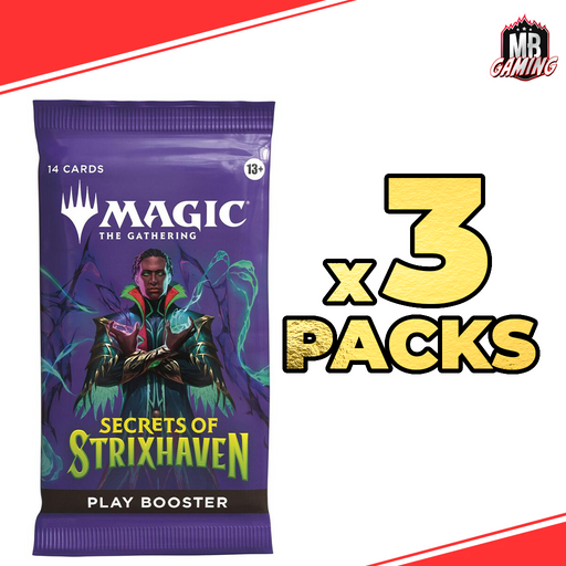 Magic The Gathering: SOS Secrets of Strixhaven Play Booster Pack x3
