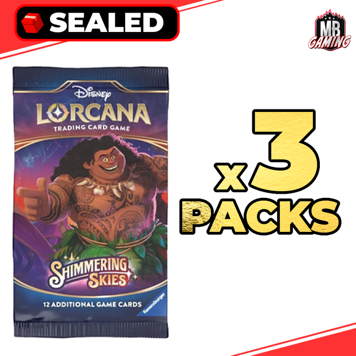 Lorcana: Shimmering Skies Booster Pack x3