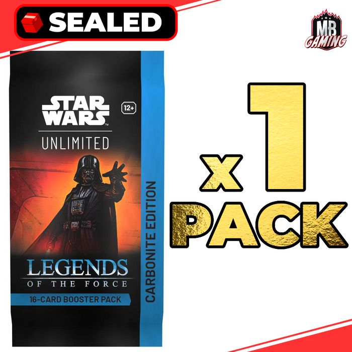 Star Wars Unlimited: Legends of the Force: Carbonite Pack (x1)