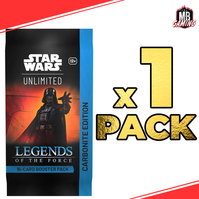 Star Wars Unlimited: Legends of the Force: Carbonite Pack (x1)