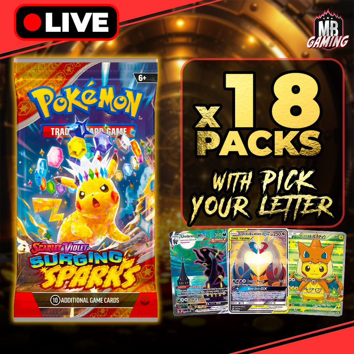 Pokemon: Mega Evolution Booster Packs + Pick Your Letter (Enigma)