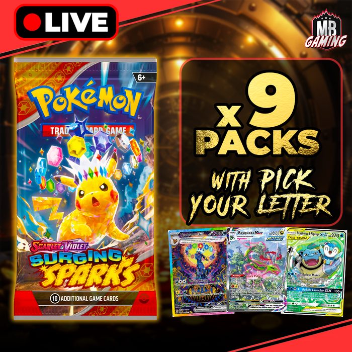 Pokemon: Mega Evolution Booster Packs + Pick Your Letter (Enigma)