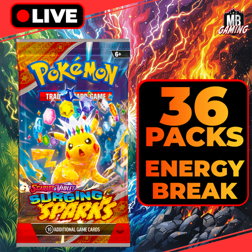 Pokemon: SURGING SPARKS  - PICK YOUR ENERGY - 36 Pack Group Break
