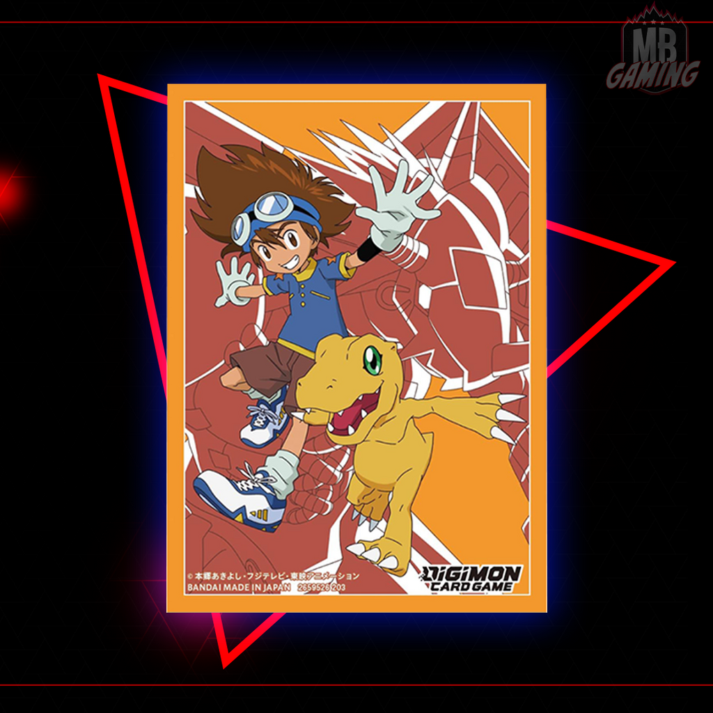 Digimon: Tai Kamiya & Agumon Card Sleeves 2023 (60-Pack)