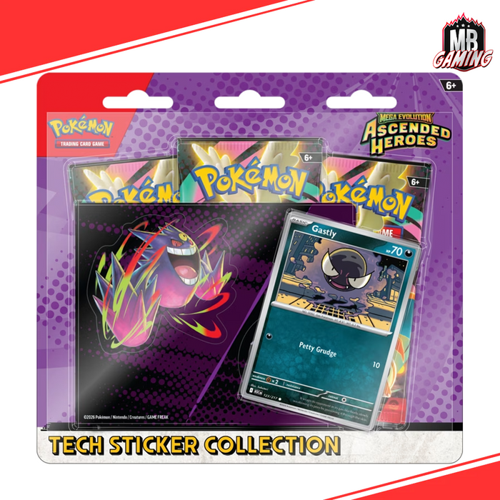 Pokemon: Ascended Heroes 2.5 Tech Sticker Collection