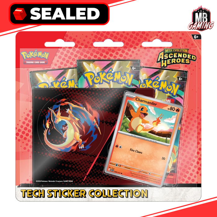 Pokemon: Ascended Heroes 2.5 Tech Sticker Collection