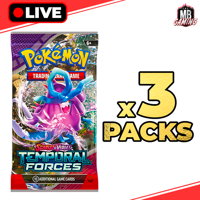 Pokemon: Temporal Forces Booster Pack x3