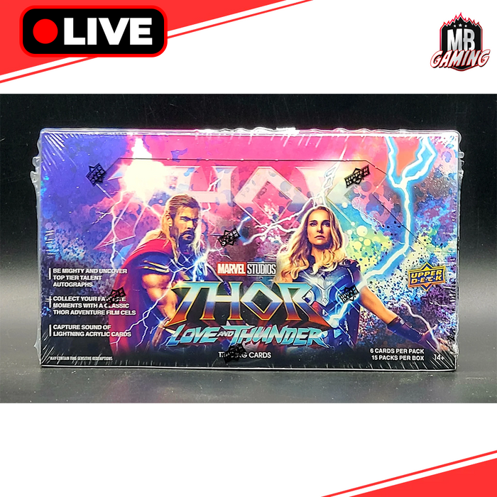 Marvel Studios: 2023 Upper Deck Thor Love and Thunder Hobby Box