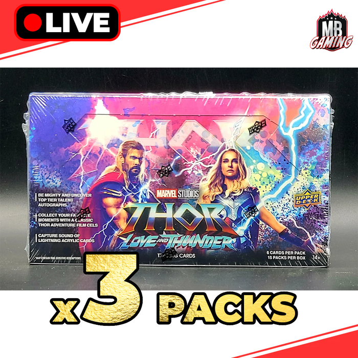 Marvel Studios: 2023 Upper Deck Thor Love and Thunder Hobby Box