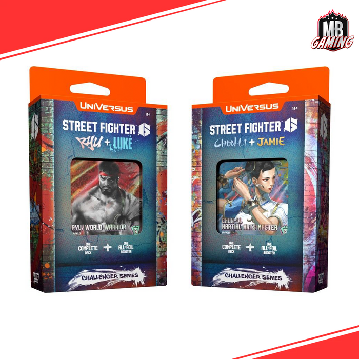 UniVersus CCG: Challenger Series - Street Fighter 6 Deck (Set of 2)