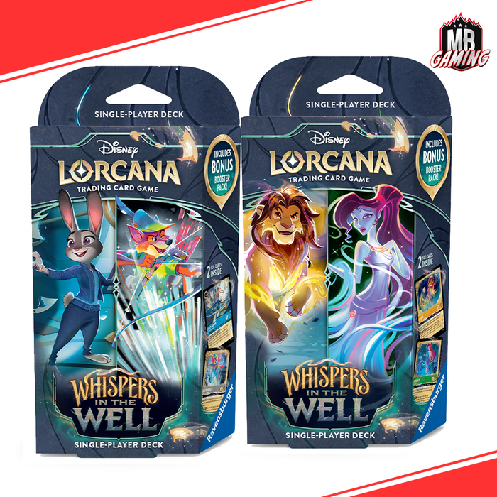 Lorcana: Whispers in the Well Starter Deck (Choose Your Starter Deck) [PRE-ORDER]