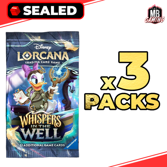 Lorcana: Whispers in the Well Booster Pack x3