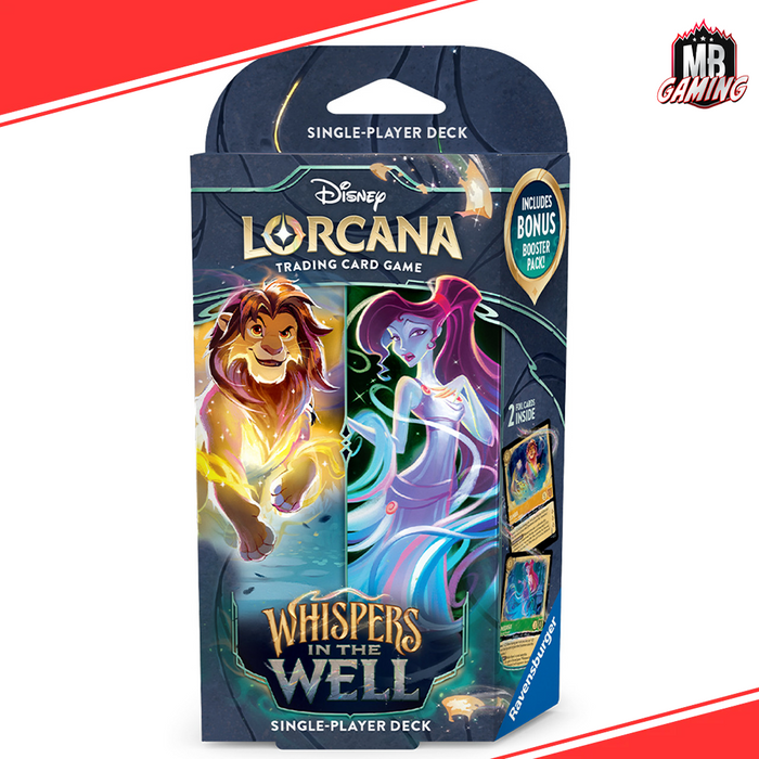 Lorcana: Whispers in the Well Starter Deck (Choose Your Starter Deck) [PRE-ORDER]